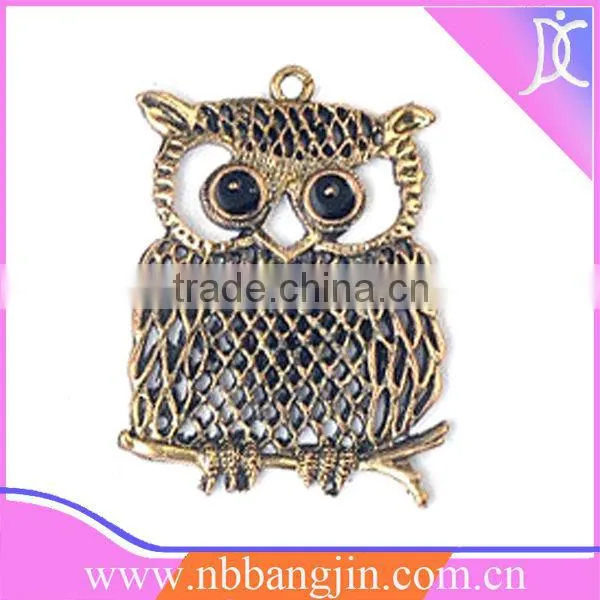 Fashion jewelry,Qrigami Owl pendat,2014 fashion charm