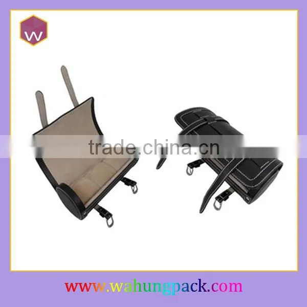 Round Roll /Cylinder-Shaped Leatherette 4 Slot Watch Box For Travel