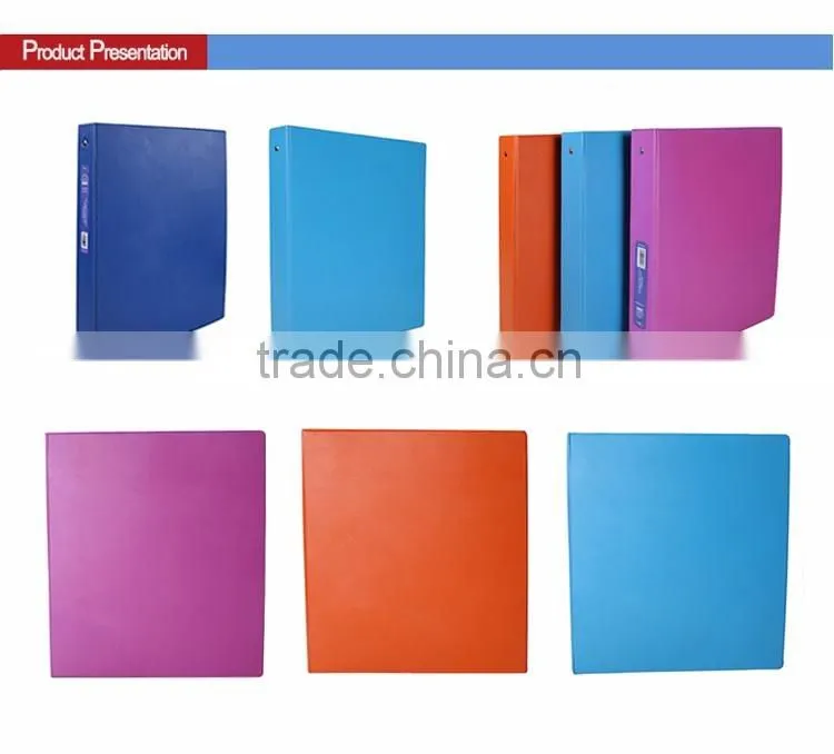 customized A4 A5 PVC planner ring binder