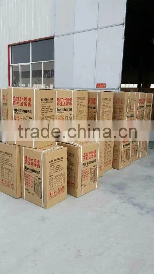 2015 high quality 1 people infrared foot sauna barrel