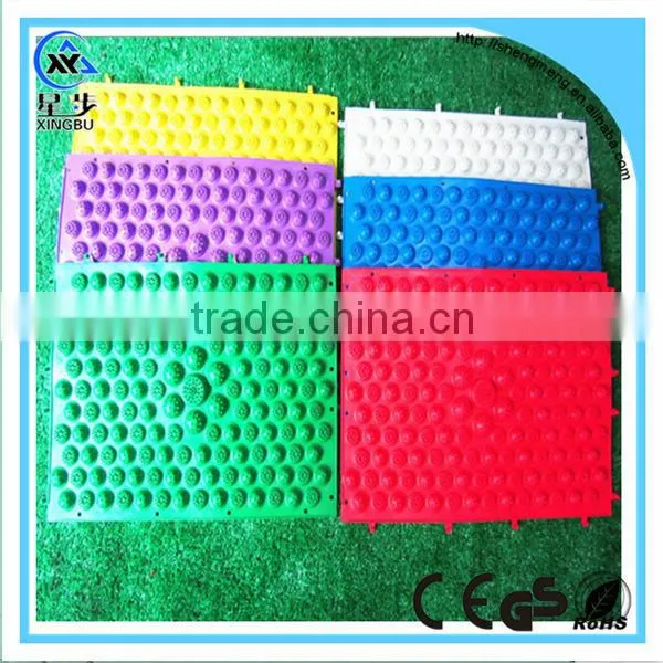 Health care pain relief acupressure body foot massage mat for blood circulation