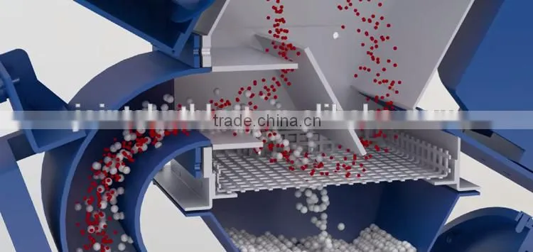 Road sandblasting abrator