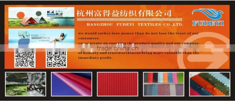 100% polyester high stretch twill fabric wholesale for bag and luggge in Hangzhou