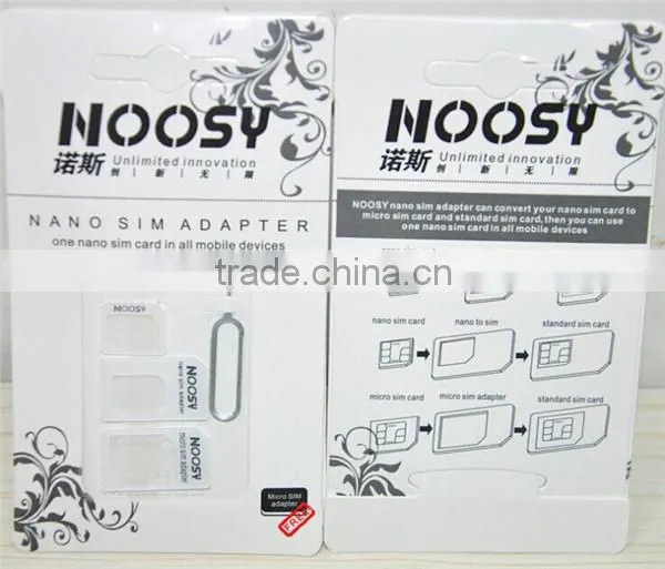 Alibaba china hot sell cheap for nano sim card adapter