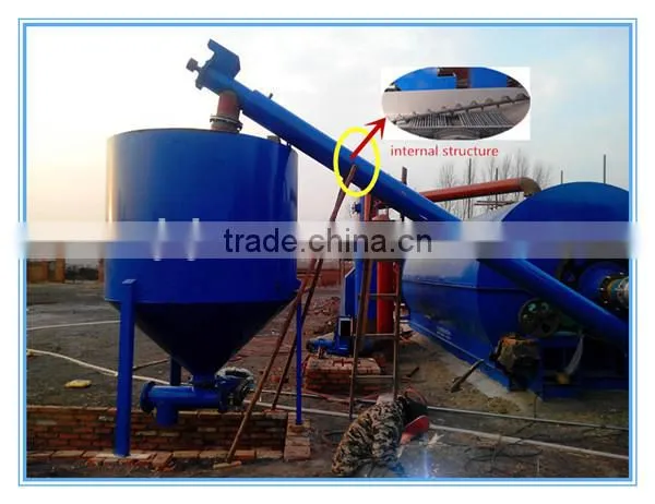 Environmental Friendly Continuous Waste Tyre Rubber Pyrolisis Plant