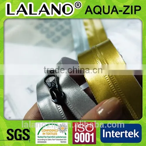 NO.7 TPU nylon waterproof zippers manufacturer with certificate in assorted colors