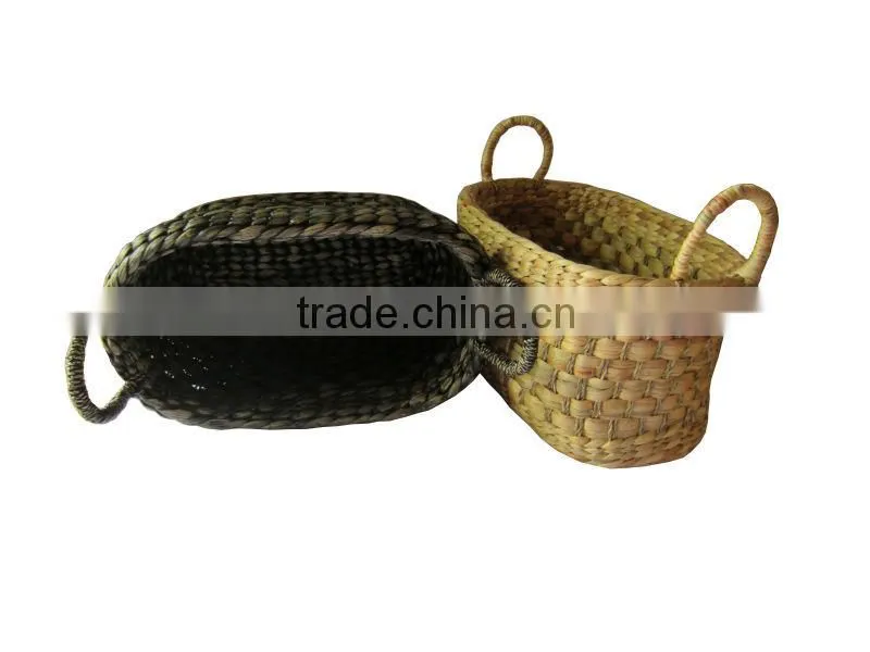 nice design water hyacinth basket