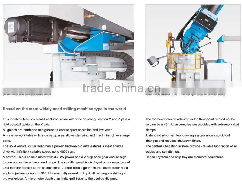 Multipurpose Milling Machine - Servomill 700 for workshop applications, single parts production and training purposes