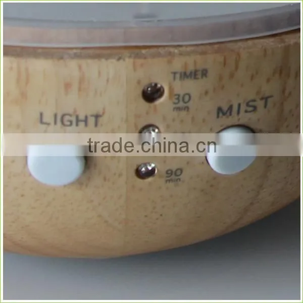 Egg shape glass wholesale aromatherapy humidifier with warm LED light
