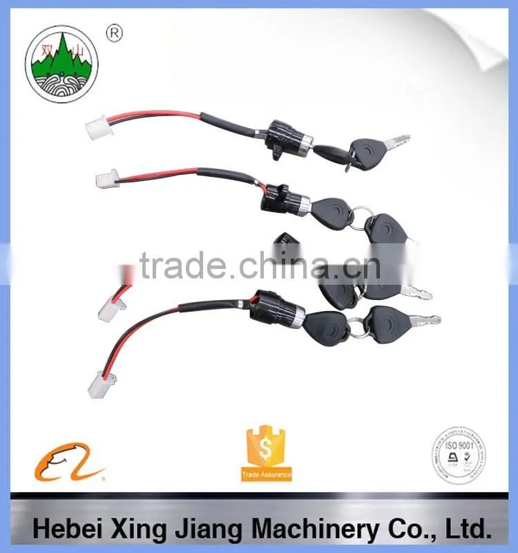 Low Price High Quality Electric Rickshaw Parts Power Switch Lock