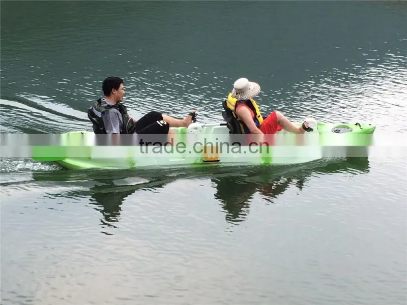 double pedal drive kayak with propeller high quality fast speed easy to control