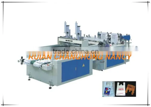 Plastic Garbage bag and T-shirt bag making machine Manufacturer