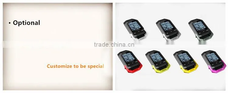 Digital Wireless Bike Computer Safty Rechargeable LED Bike Front Light