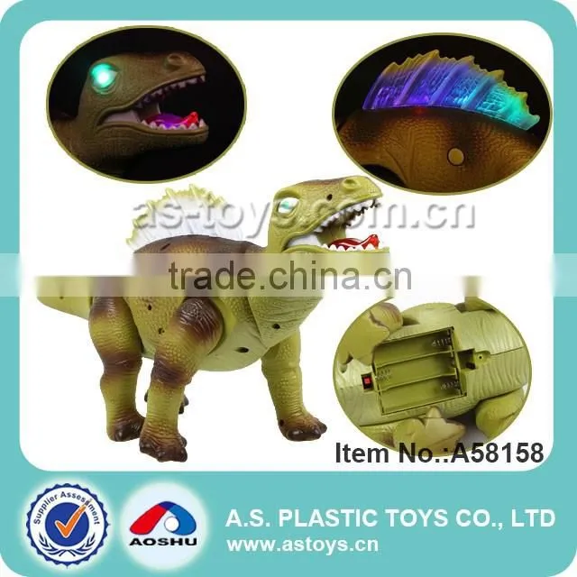 50CM Large flashing walking spinosaurus rc plastic dinosaur toy