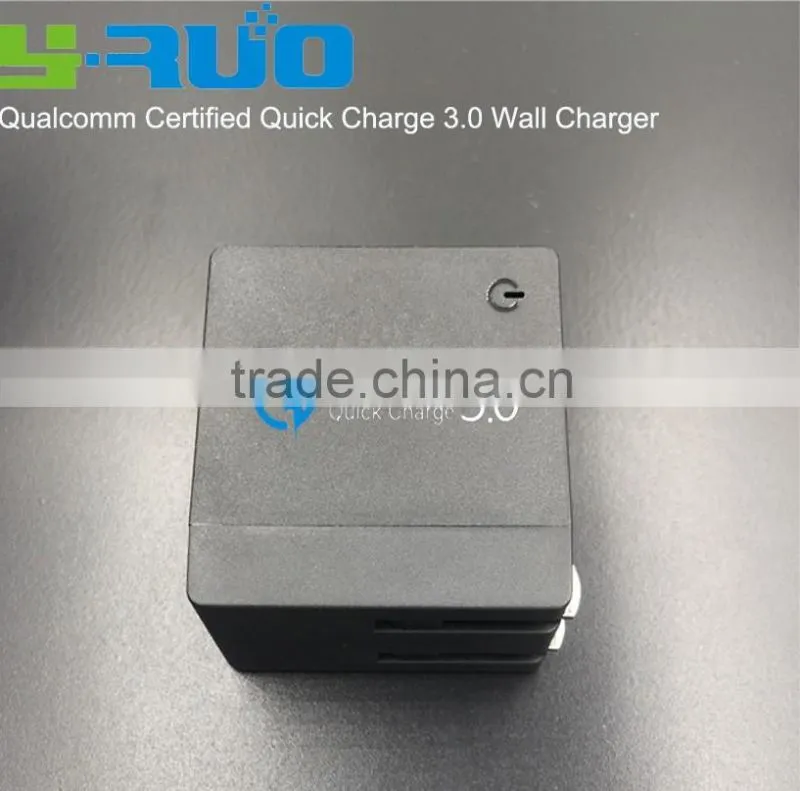 Alibaba express usa qualcomm certified quick charge QC 3.0 travel Charger output for Samsung galaxy S 6, google nexus 6