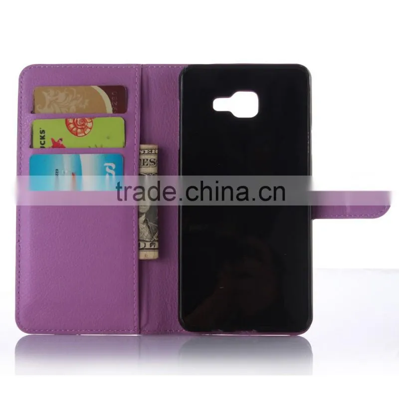 High Quality Leather Holster Card Wallet Folio Stand Flip Case Cover for Samsung GALAXY A5 A510