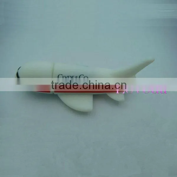 plane shaped USB Flash Drive / PVC USB Flash Drive/ 3D usb flash drive LFN-212