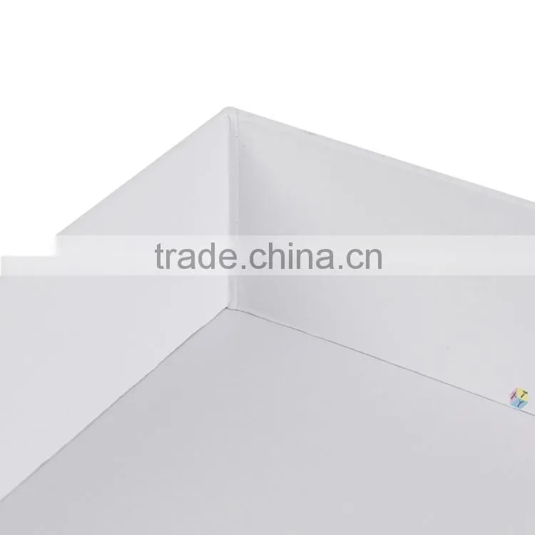 white hair packaging boxes custom logo white