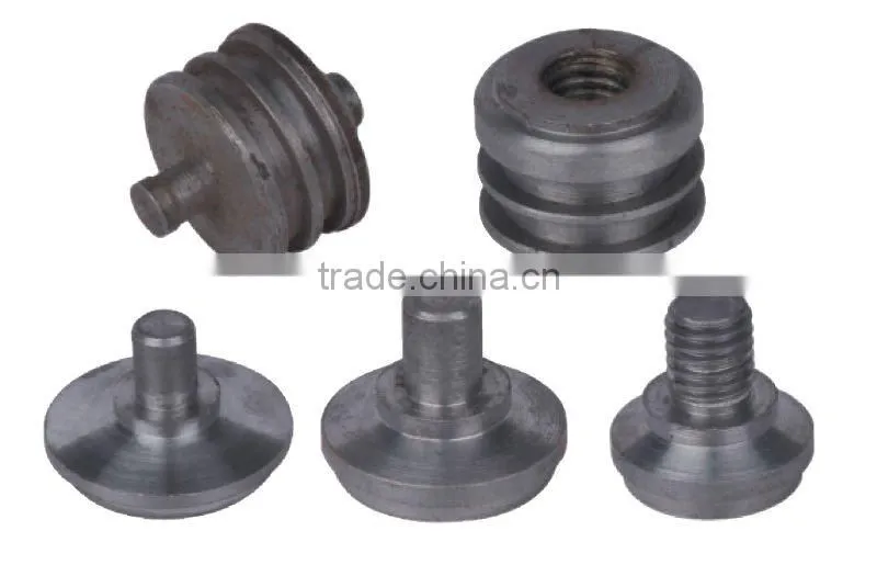 Gas Spring tube connector end cap with metal eye