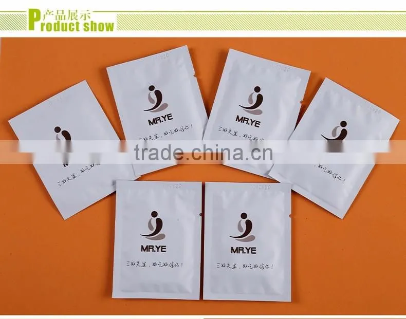 1sheet/Sachet Lemon Scented Single Packed Individual Restaurant Hand Wipes