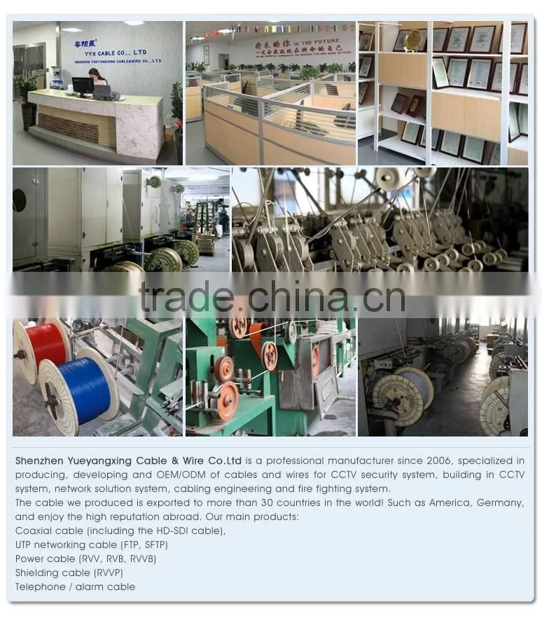 UTP cat5 networking cable and 2C power cable