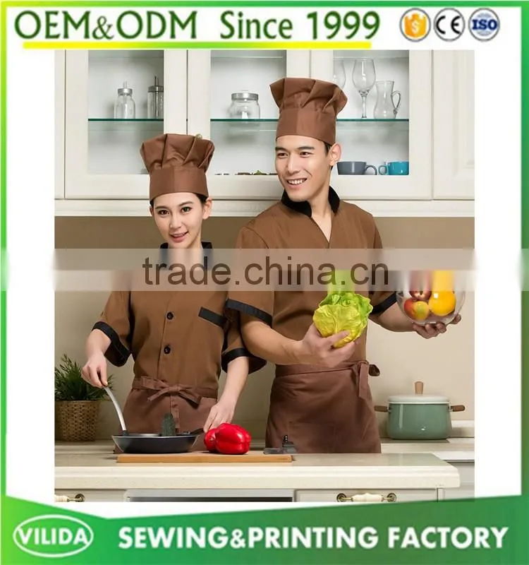 Hot Sale Waiter uniforms Western Restaurant uniform wholesale waiters waitress uniforms