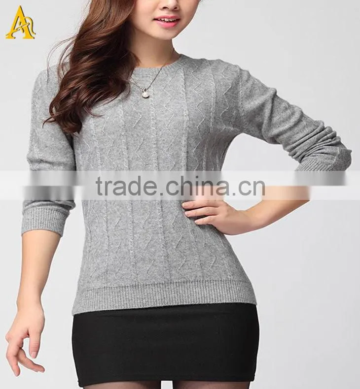 women's autumn slim knitted basic sweater,lady sweater