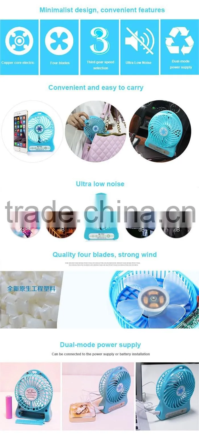 usha rechargeable fan mini cooling humidifier fan