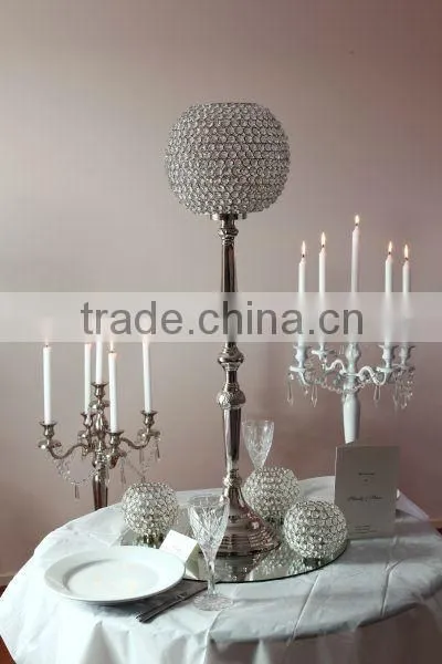 Elegant Artistic Crystal Candelabra