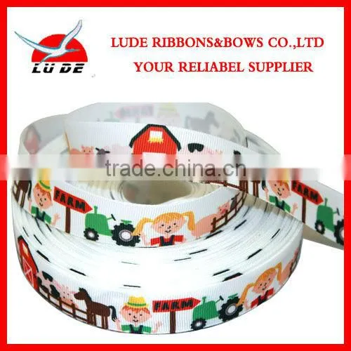 2013 wholesale printed satin ribbon work