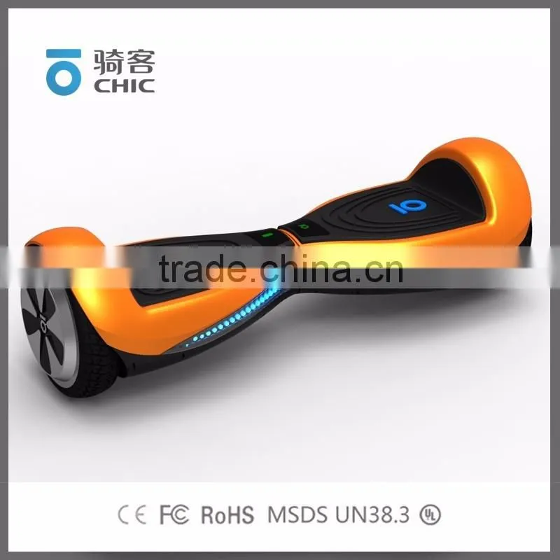 Powerboard by HOVERBOARD SAFE UL 2272 CERTIFIED 2 Wheel Self Balancing Scooter with LED Lights - Hands Free Battery