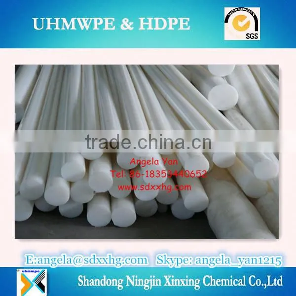 Natural HDPE rod/HDPE Round bar Dia 100mm -480mm/hdpe round bar 10mm dia
