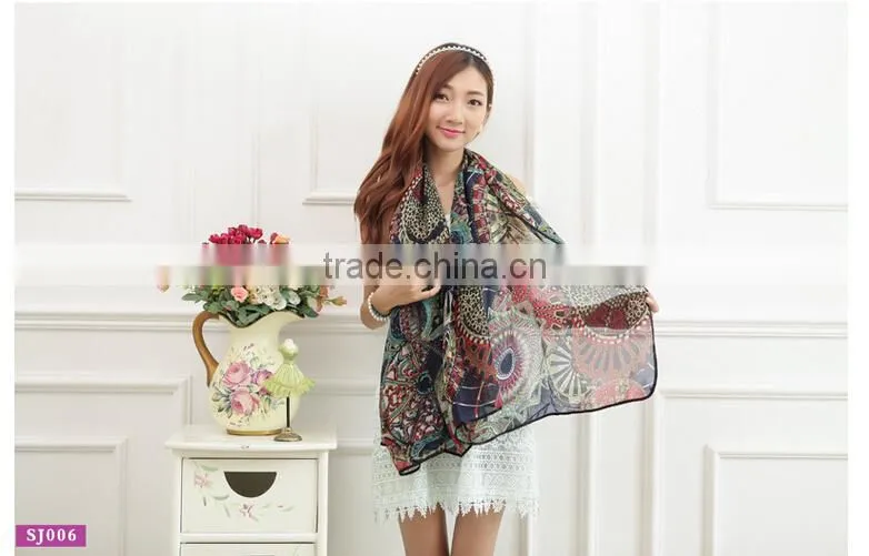 2015 fashion cheap scarf/bulk wholesale fashion scarves/chiffon scarves