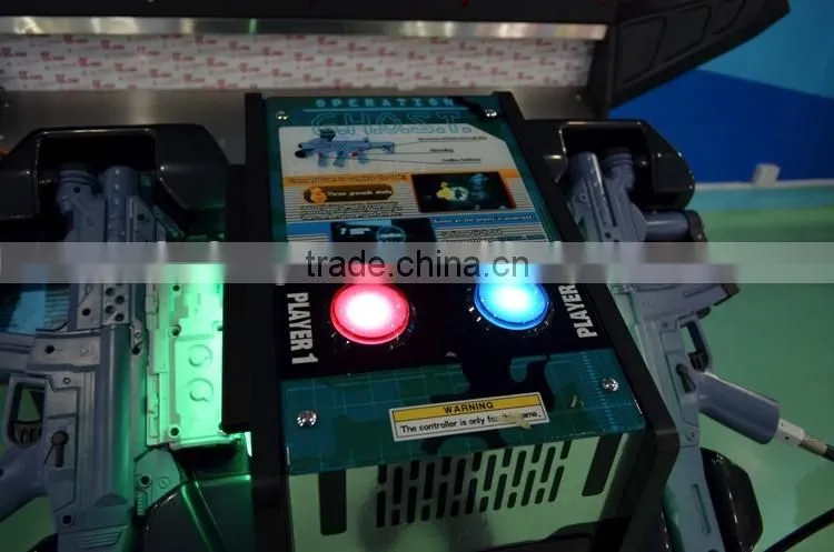 Hot selling 2 players operarion ghost tv gun shooting target game machine