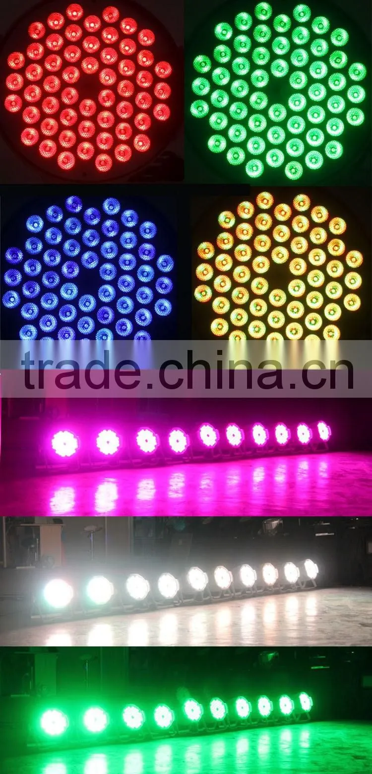 54x3w led par rechargeable battery powered for outdoor use