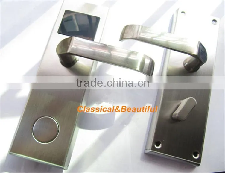 Intelligent stainless safe card hotel locks