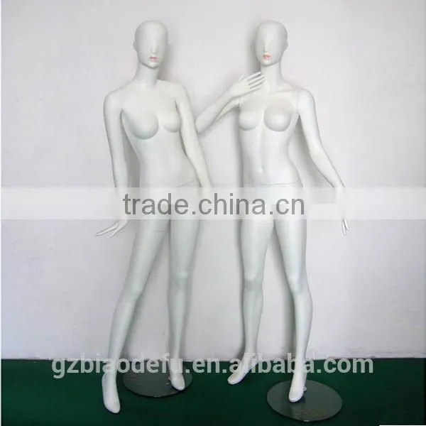 Fashion store window display merchandising fiberglass female Mannequin
