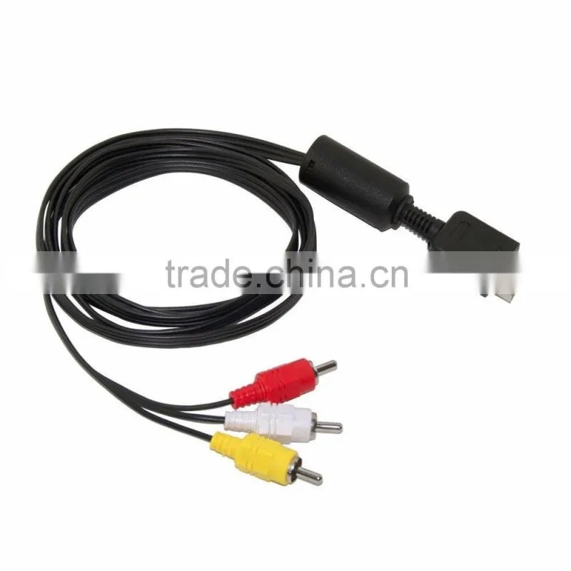 New SLIM for PS2 for Play station 2 RCA Composite AV Cable TV Cord for ps2