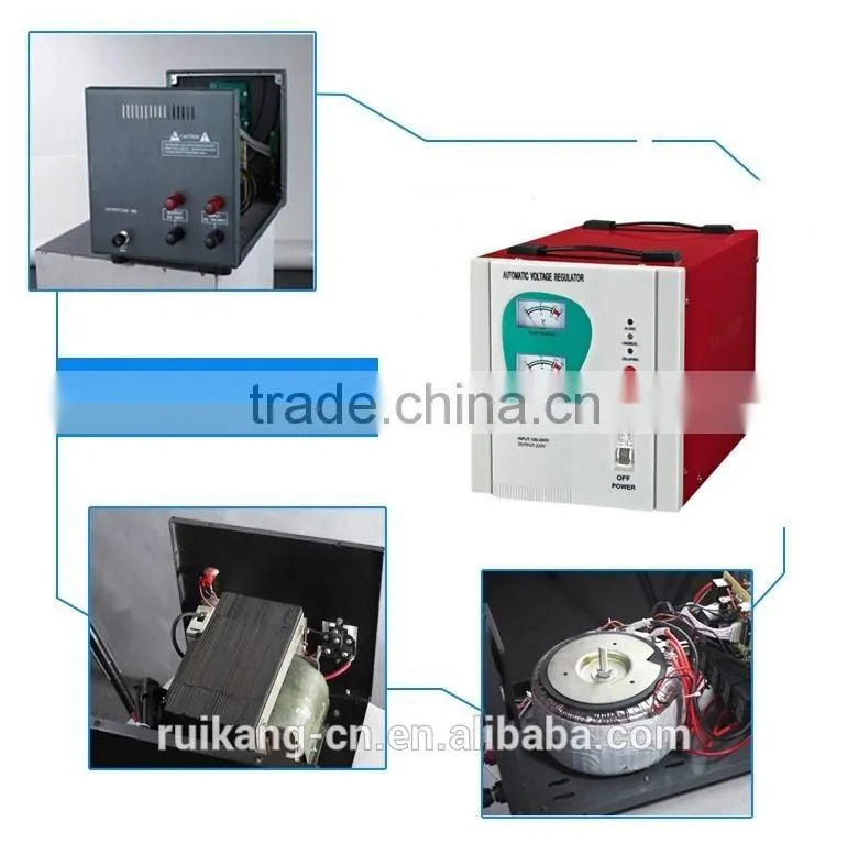High/low voltage protection 110v ac stabilizer 3000va voltage regulator
