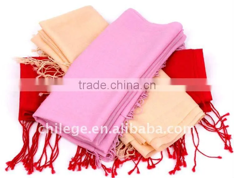 solid wool pashmina shawls
