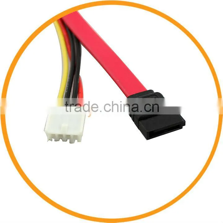 15+7 Pin Power Data to 4 pin IDE Power SATA Date Cable 20cm from dailyetech