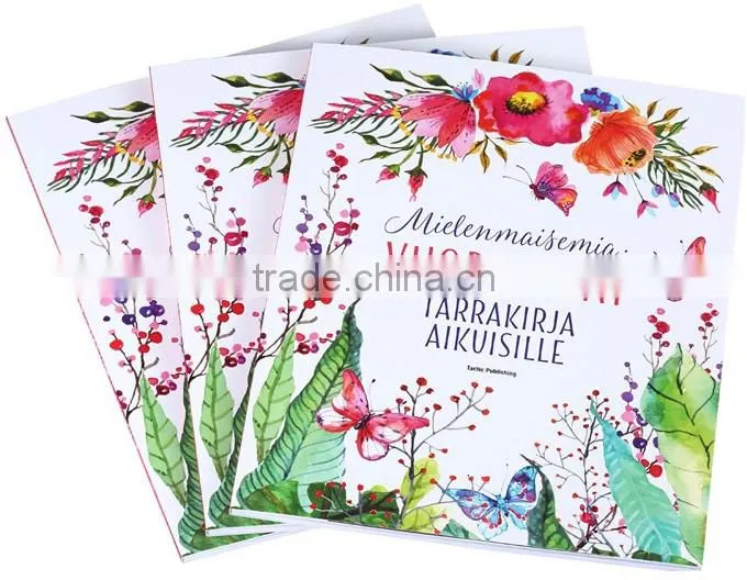 Shenzhen colouring secret garden adult and children drawing coloring book printing