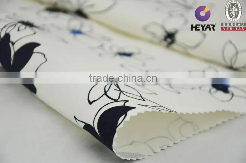 Floral Print Cotton Poly Spandex Twill Fabric
