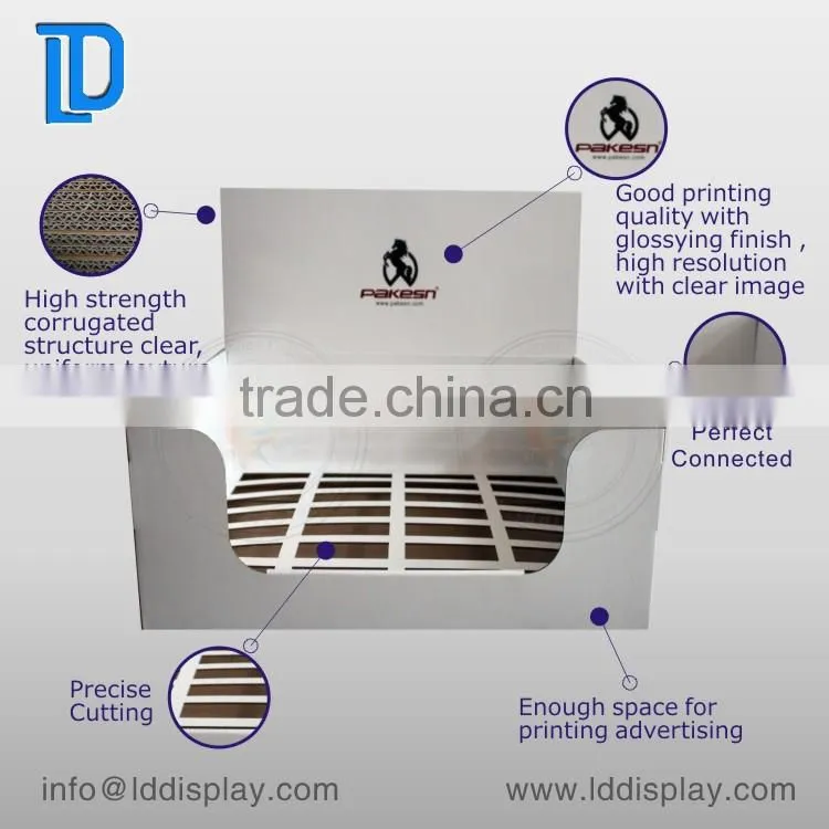 2016 OEM custom counter template cardboard display boxes