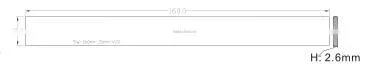 5w 3w 7w 3000k 6000k low price linear light 80ra 90ra custom-made driver on board linear light pcb