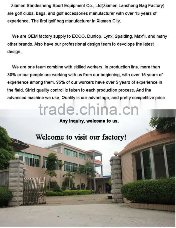 OEM Golf Travel Bag Factory