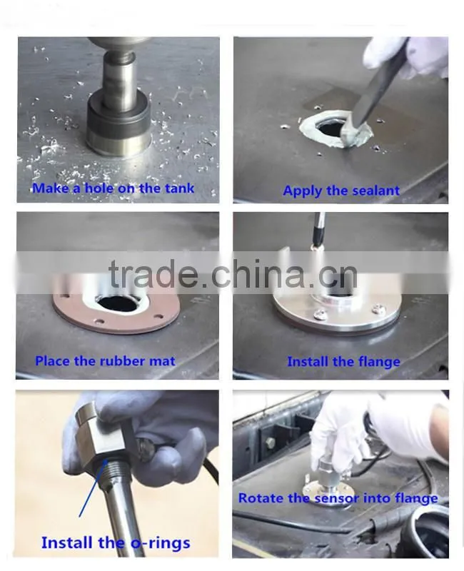 FLS-700-H high resolution stainless steel industrial fuel oil level sensor 0-5v factory