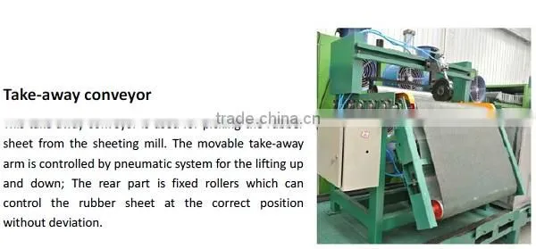 Rubber batch off cooling machine