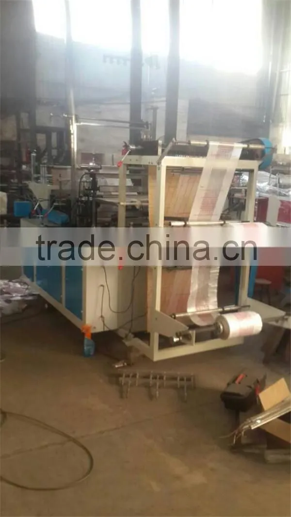 GBDR-600 Two Layers Automatic High Speed Continue Rolling Bag Making Machine/ Roll Garbage Bag Making Machine