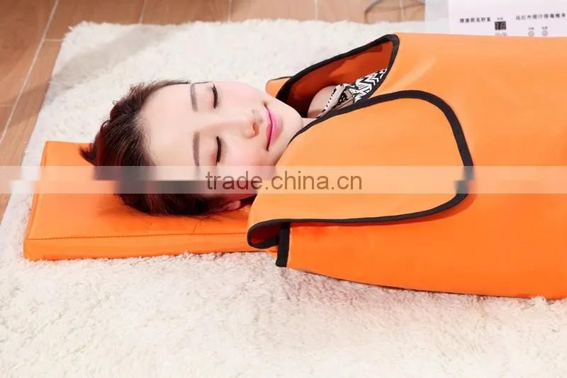 The Second Generation NEW design 3 zone heating sauna blanket, New FIR Far Infrared Slimming Blanket Weight Loss Sauna Blanket